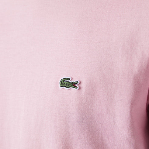 LACOSTE Crew Neck Pima Cotton Jersey T-shirt Mens Apparel -